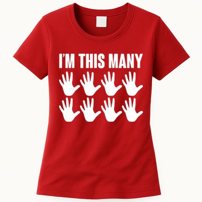 I'm This Many - 40th Birthday Womens T-Shirt