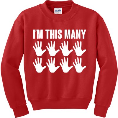 I'm This Many - 40th Birthday Kids Sweatshirt
