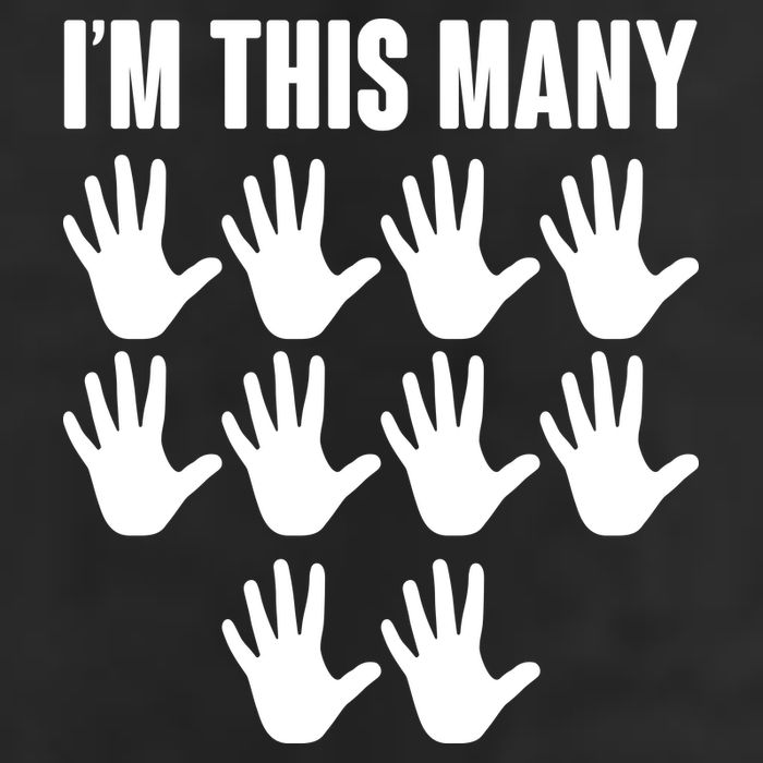 I'm This Many - 50th Birthday Adult Drive Performance Visor