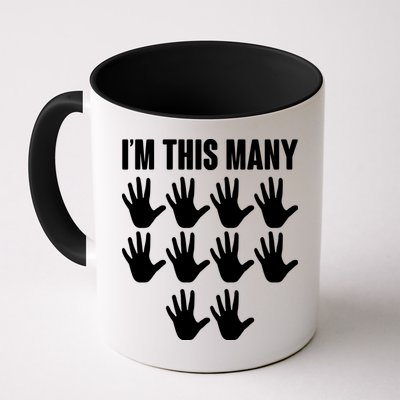 I'm This Many - 50th Birthday Mug