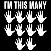 I'm This Many - 50th Birthday Drawstring Bag