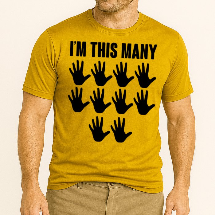 I'm This Many - 50th Birthday Cooling Performance Crew T-Shirt