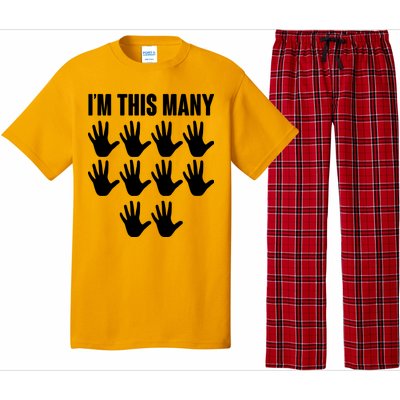 I'm This Many - 50th Birthday Pajama Set