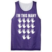 I'm This Many - 70th Birthday Mesh Reversible Basketball Jersey Tank