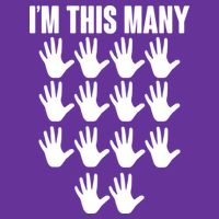 I'm This Many - 70th Birthday Youth Performance Sprint T-Shirt
