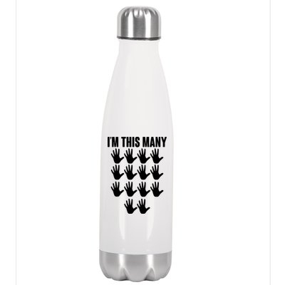 I'm This Many - 70th Birthday Stainless Steel Insulated Water Bottle