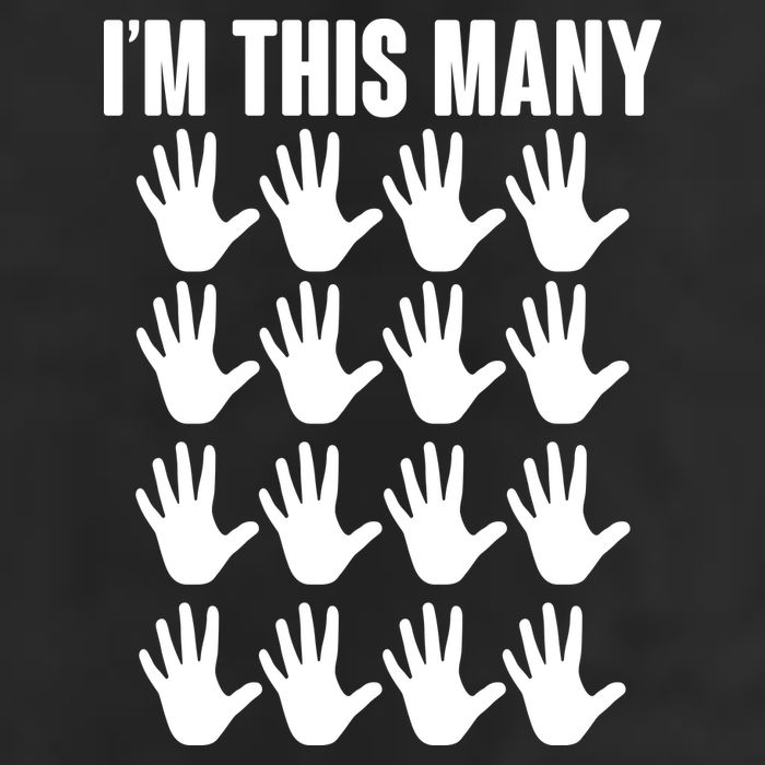 I'm This Many - 80th Birthday Adult Drive Performance Visor