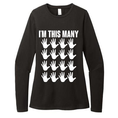 I'm This Many - 80th Birthday Womens CVC Long Sleeve Shirt