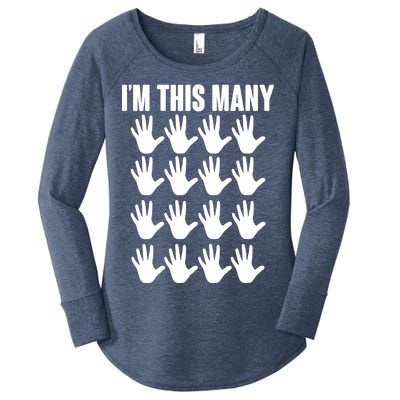 I'm This Many - 80th Birthday Women's Perfect Tri Tunic Long Sleeve Shirt