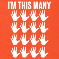 I'm This Many - 80th Birthday Golf Towel