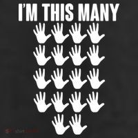 I'm This Many - 90th Birthday 7 Panel Mesh Trucker Snapback Hat