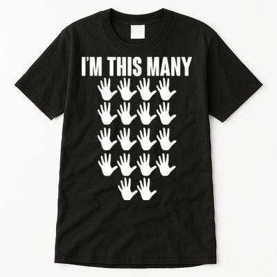 I'm This Many - 90th Birthday Tall T-Shirt