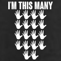 I'm This Many - 90th Birthday Adult Drive Performance Visor