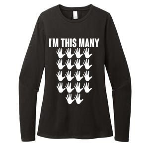 I'm This Many - 90th Birthday Womens CVC Long Sleeve Shirt