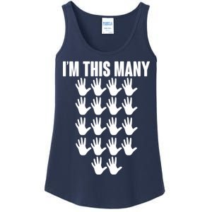 I'm This Many - 90th Birthday Ladies Essential Tank