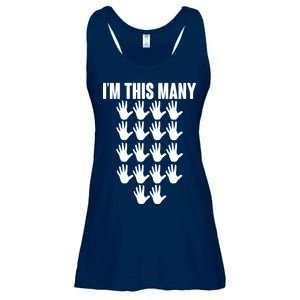 I'm This Many - 90th Birthday Ladies Essential Flowy Tank