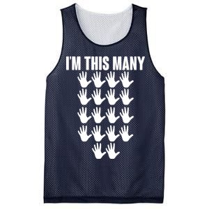 I'm This Many - 90th Birthday Mesh Reversible Basketball Jersey Tank