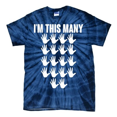 I'm This Many - 90th Birthday Tie-Dye T-Shirt