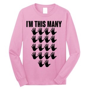 I'm This Many - 90th Birthday Long Sleeve Shirt