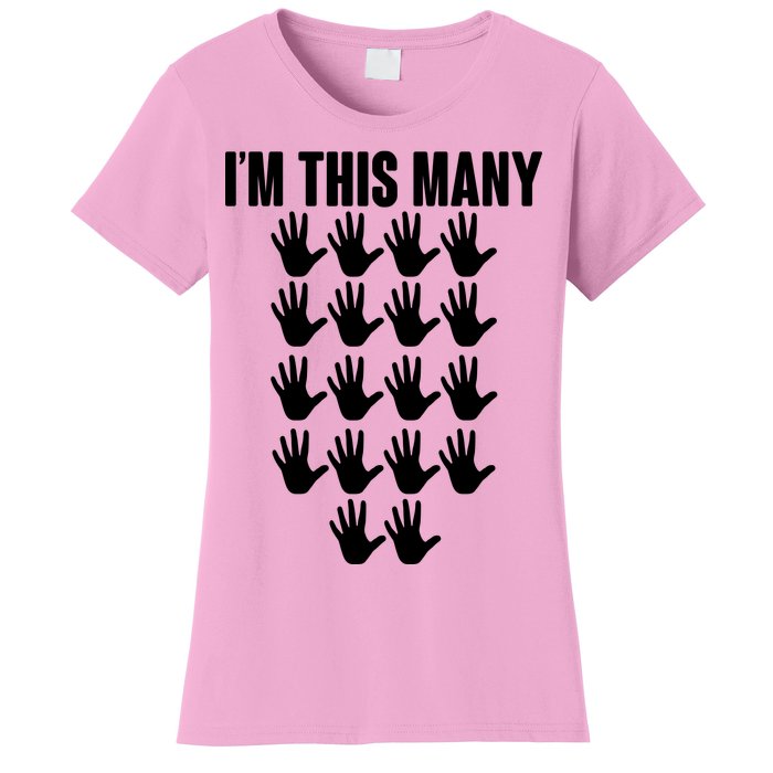 I'm This Many - 90th Birthday Women's T-Shirt