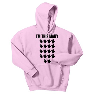 I'm This Many - 90th Birthday Kids Hoodie