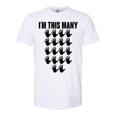 I'm This Many - 90th Birthday Softstyle CVC T-Shirt