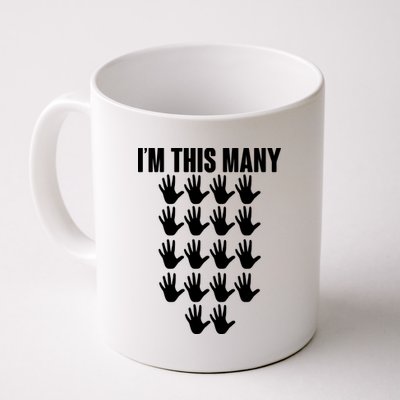 I'm This Many - 90th Birthday Coffee Mug