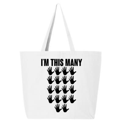 I'm This Many - 90th Birthday 25L Jumbo Tote