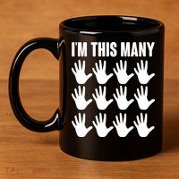 I'm This Many 60th Birthday 11oz C Handle Ceramic Mug