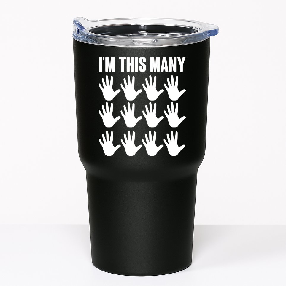 I'm This Many 60th Birthday Tumbler