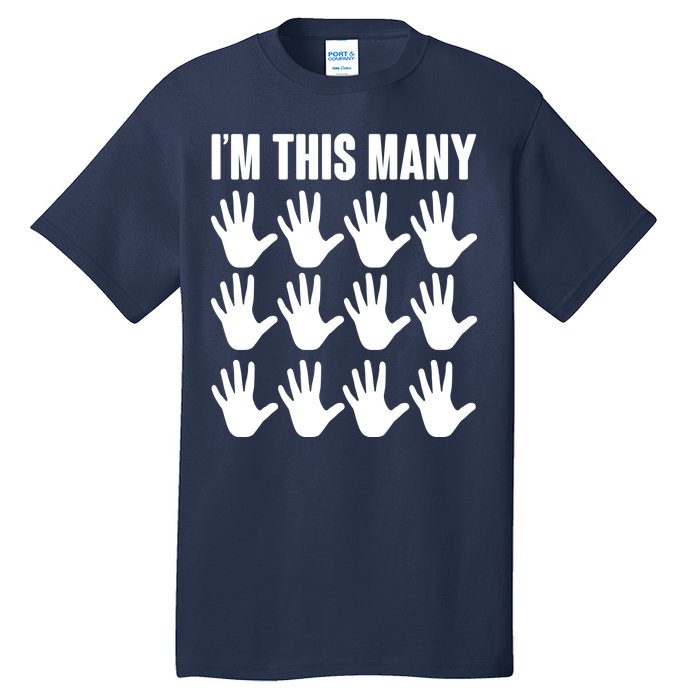 I'm This Many 60th Birthday Tall T-Shirt