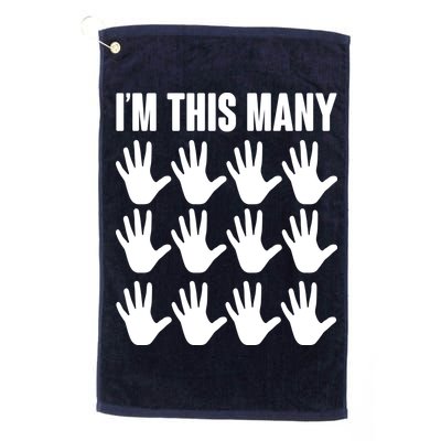 I'm This Many 60th Birthday Golf Towel