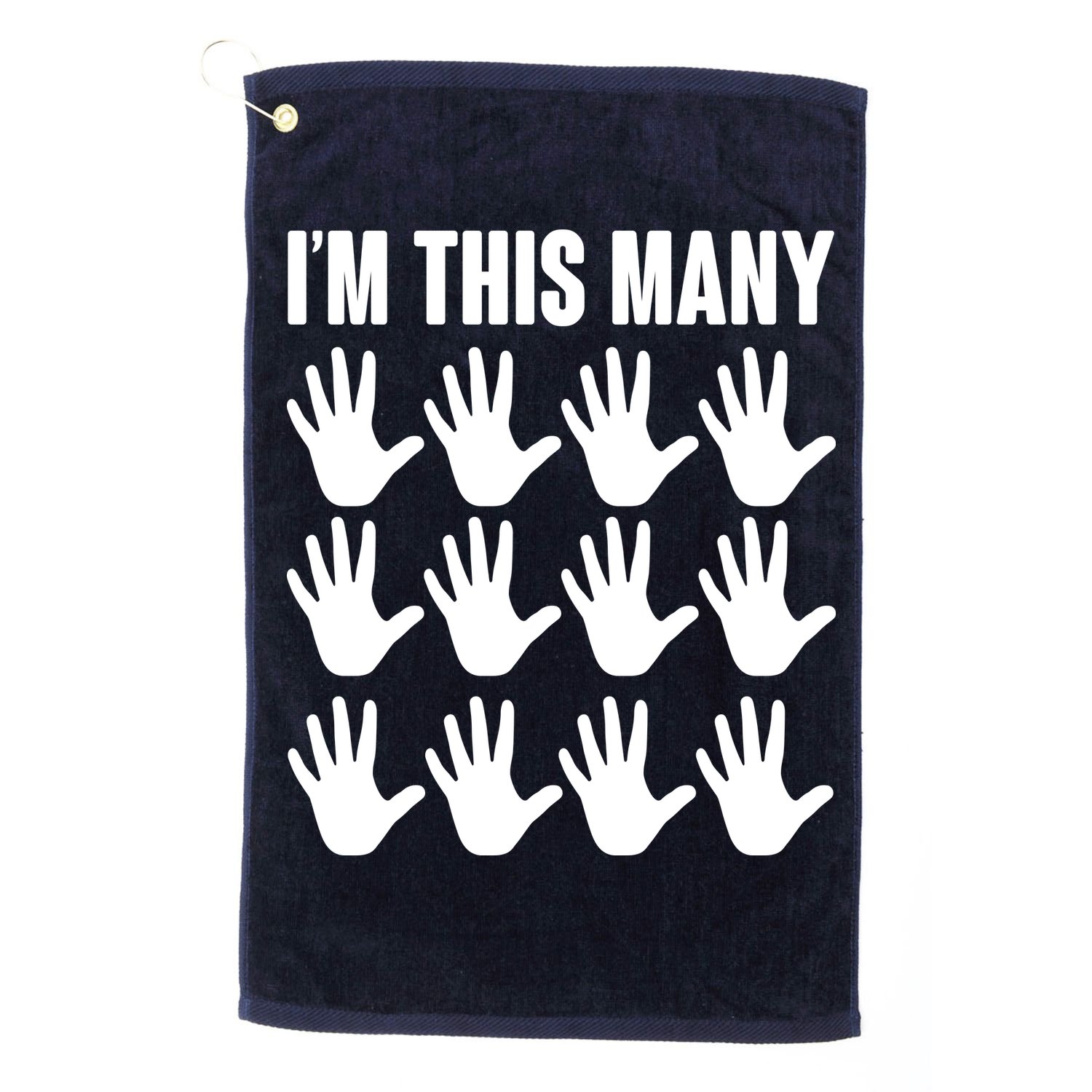 I'm This Many 60th Birthday Golf Towel