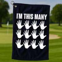 I'm This Many 60th Birthday Golf Towel
