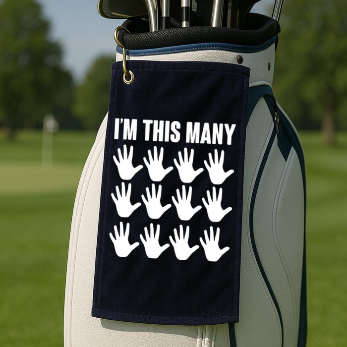 I'm This Many 60th Birthday Golf Towel