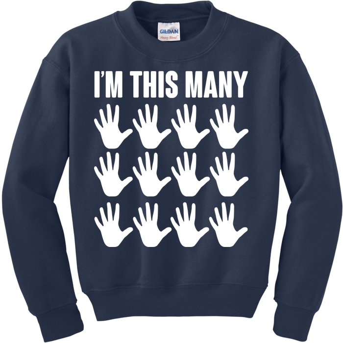 I'm This Many 60th Birthday Kids Sweatshirt