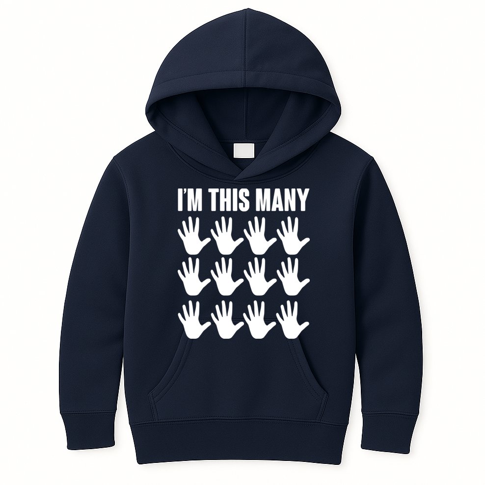 I'm This Many 60th Birthday Kids Hoodie