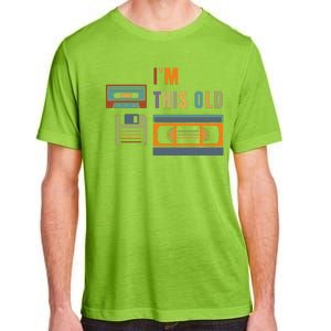 I'm This Old Retro Throwback Birthday Adult ChromaSoft Performance T-Shirt