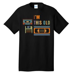 I'm This Old Retro Throwback Birthday Tall T-Shirt