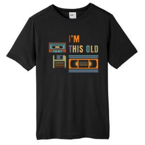 I'm This Old Retro Throwback Birthday Tall Fusion ChromaSoft Performance T-Shirt