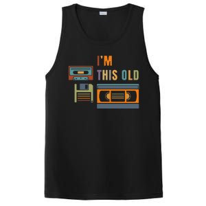 I'm This Old Retro Throwback Birthday PosiCharge Competitor Tank