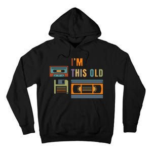 I'm This Old Retro Throwback Birthday Tall Hoodie