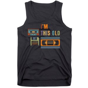 I'm This Old Retro Throwback Birthday Tank Top