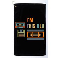 I'm This Old Retro Throwback Birthday Golf Towel