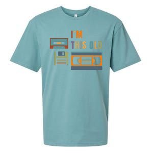 I'm This Old Retro Throwback Birthday Sueded Cloud Jersey T-Shirt