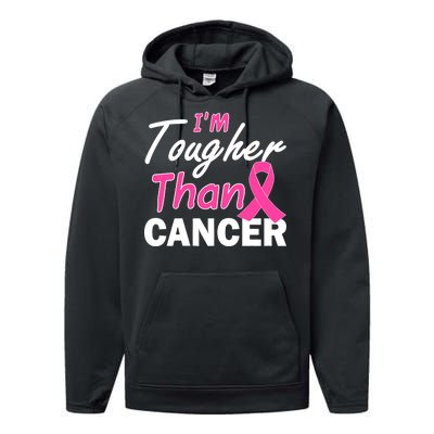 I'm Tougher Than Cancer Performance Fleece Hoodie