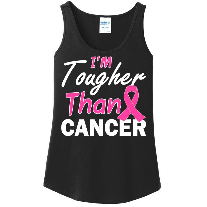 I'm Tougher Than Cancer Ladies Essential Tank