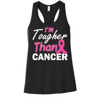 I'm Tougher Than Cancer Women's Racerback Tank