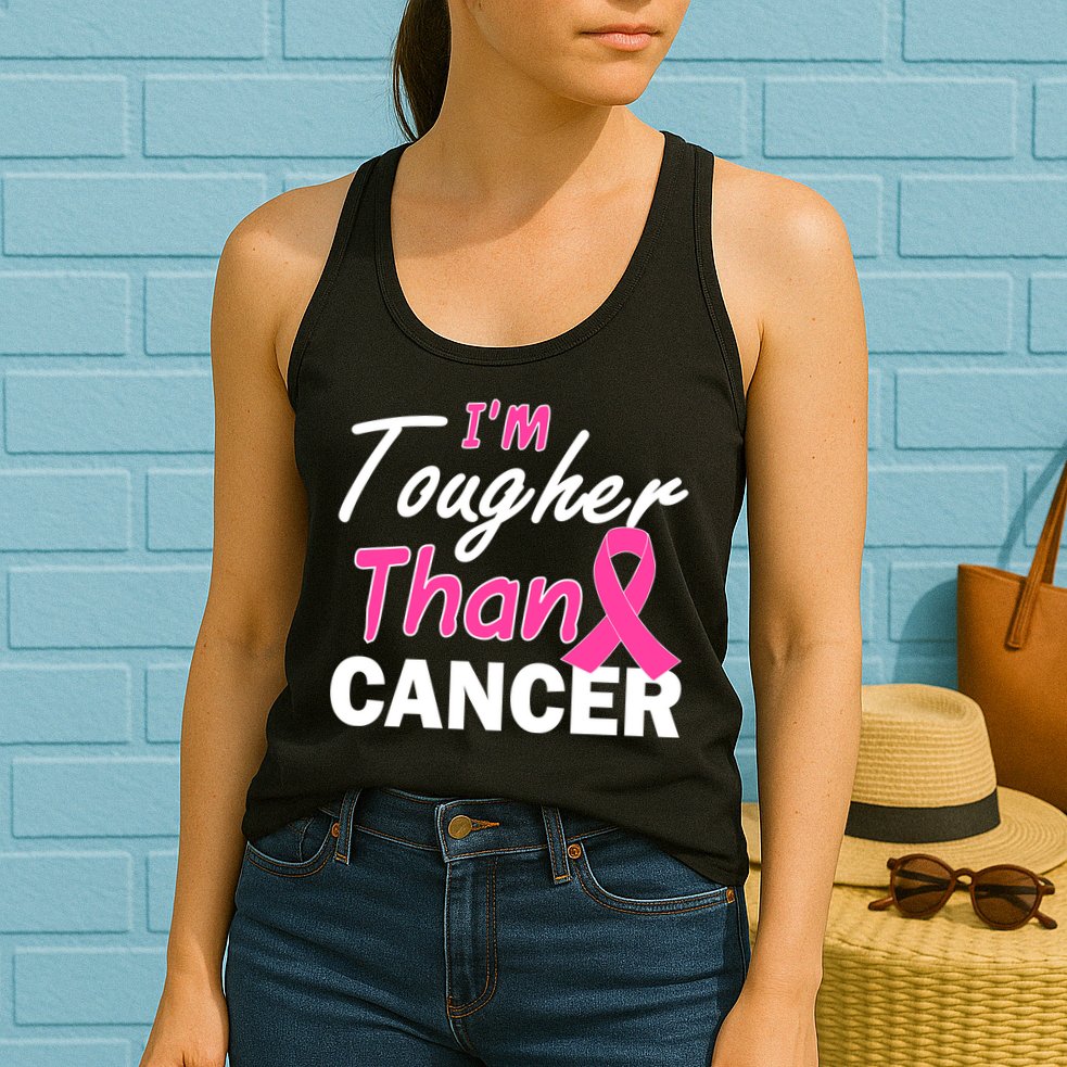 I'm Tougher Than Cancer Womens Tank Top