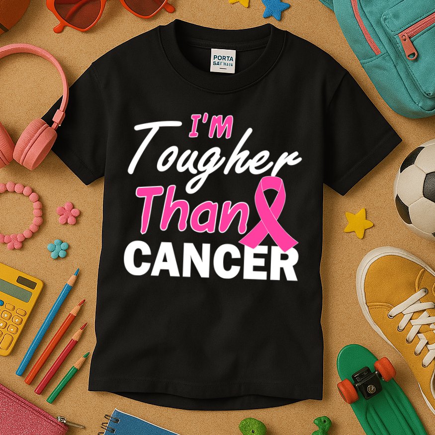 I'm Tougher Than Cancer Kids T-Shirt
